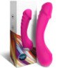 ARMONY - DILDO VIBRADOR DE SILICONA PARA EL PUNTO G, FUCSIA