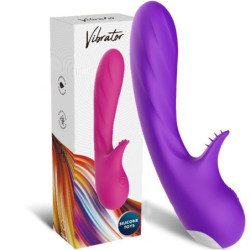 ARMONY - VIBRADOR ROMÁNTICO CON ESTIMULADOR MORADO