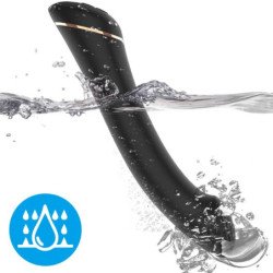 ARMONY - VIBRADOR DE CABEZAL FALSO DE SILICONA NEGRA