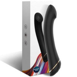 ARMONY - VIBRADOR DE CABEZAL FALSO DE SILICONA NEGRA