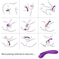 ARMONY - VIBRADOR LEGEND DE SILICONA MORADA