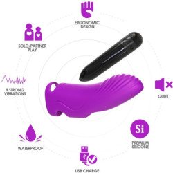 ARMONY - VIBRADOR DE DEDO AURORA MORADO