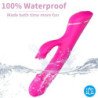 ARMONY - DILDO VIBRADOR CON FORMA DE CONEJO DE SILICONA FUCSIA