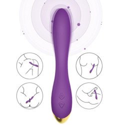 ARMONY - VIBRADOR FLAMINGO MULTIPOSICIÓN MORADO