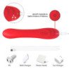 ARMONY - VIBRADOR CON LENGUA OSCILANTE ROJA