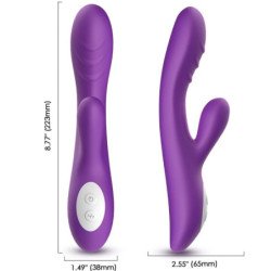 ARMONY - VIBRADOR CHISPA CON EFECTO DE CALOR MORADO