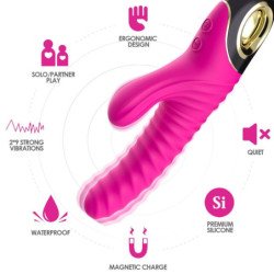 ARMONY - VIBRADOR ETERNITY DE SILICONA FUCSIA