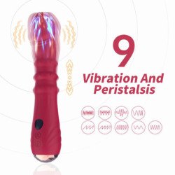 ARMONY - VIBRADOR DILDO ESTIMULADOR TERMOAJUSTABLE ROJO
