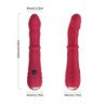 ARMONY - VIBRADOR DILDO ESTIMULADOR TERMOAJUSTABLE ROJO
