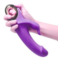 ARMONY - METEROR DILDO VIBRADOR CONEJO MORADO