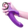 ARMONY - METEROR DILDO VIBRADOR CONEJO MORADO
