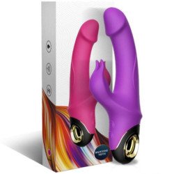 ARMONY - METEROR DILDO VIBRADOR CONEJO MORADO