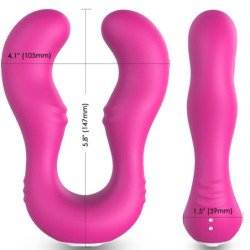 ARMONY - VIBRADOR SERAPH DOBLE CONTROL REMOTO FUCSIA
