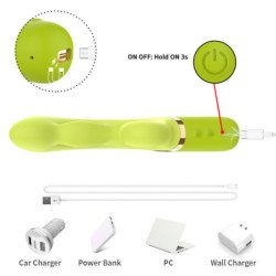 ARMÓNICA - PUNTO DE INFLADO A PARA ESTIMULADOR VIBRADOR VERDE