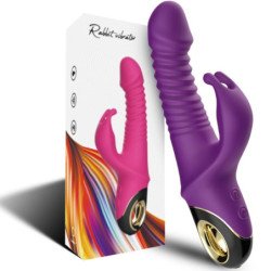 ARMONY - VIBRADOR DILDO ZING CONEJO MORADO