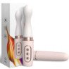 ARMONY - VIBRADOR ROTADOR Y MÁQUINA TELESCÓPICA AUTOMÁTICA AMARILLA