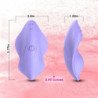 ARMONY - BRAGUITAS VIBRADORAS WHISPER CON CONTROL REMOTO, COLOR MORADO