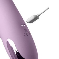 FANTASÍA PARA ELLA - G-TOUCH PULSE PRO VIBRADOR DE PUNTO G Y CLÍTORIS CON FORMA DE CONEJO MORADO