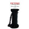 FETISH FANTASY SERIES - BLACK DELUXE SILK ROPE 9.75 M