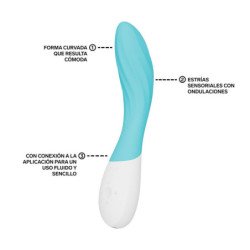 LELO - VIBRADOR DE PUNTO G RECARGABLE CONTROLADO POR APP MONA TWIST LAVANDA