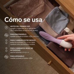 LELO - VIBRADOR DE PUNTO G RECARGABLE CONTROLADO POR APP MONA TWIST LAVANDA