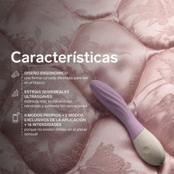 LELO - VIBRADOR DE PUNTO G RECARGABLE CONTROLADO POR APP MONA TWIST LAVANDA