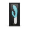 LELO - VIBRADOR DOBLE INA TWIST CONEJO PARA PUNTO G Y CLÍTORIS AZUL