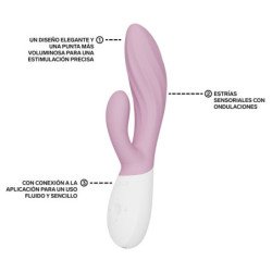 LELO - INA TWIST DOUBLE VIBRATOR RABBIT FOR G-SPOT AND CLITORIS PINK