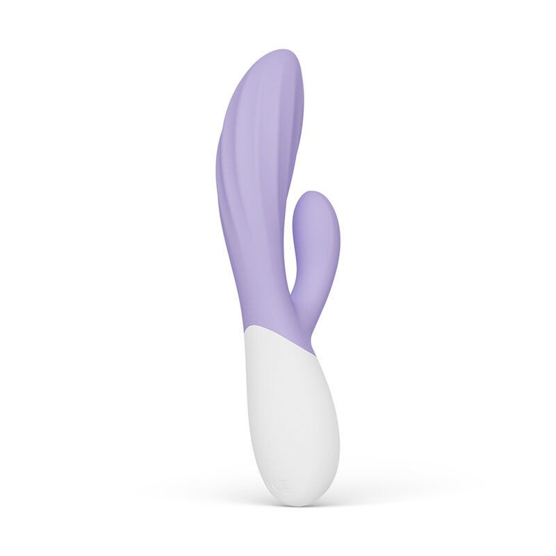 LELO - VIBRADOR DOBLE INA TWIST CONEJO PARA EL PUNTO G Y EL CLÍTORIS LAVANDA