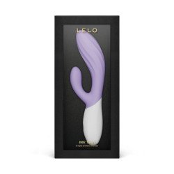 LELO - VIBRADOR DOBLE INA TWIST CONEJO PARA EL PUNTO G Y EL CLÍTORIS LAVANDA