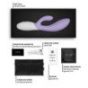 LELO - VIBRADOR DOBLE INA TWIST CONEJO PARA EL PUNTO G Y EL CLÍTORIS LAVANDA