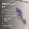 LELO - VIBRADOR DOBLE INA TWIST CONEJO PARA EL PUNTO G Y EL CLÍTORIS LAVANDA