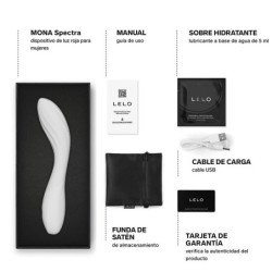 LELO - MONA SPECTRA MASAJEADOR ÍNTIMO DE LUZ ROJA RECARGABLE CONTROLADO POR APP