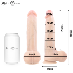 MR INTENSE - BRUCE L DILDO DE SILICONA 23 CM -Ø- 5,2 CM