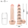 MR INTENSE - BRUCE L DILDO DE SILICONA 23 CM -Ø- 5,2 CM