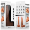 MR INTENSE - BRUCE XL DILDO DE SILICONA CON TESTÍCULOS 25,5 CM -Ø- 5,5 CM