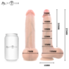 MR INTENSE - BRUCE XL DILDO DE SILICONA CON TESTÍCULOS 25,5 CM -Ø- 5,5 CM