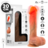 MR INTENSE - VIBRADOR DILDO LOGAN DE SILICONA CON EFECTO DE CALOR Y CONTROL REMOTO 20 CM -Ø- 4,1 CM