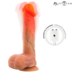 MR INTENSE - VIBRADOR DILDO LOGAN DE SILICONA CON EFECTO DE CALOR Y CONTROL REMOTO 20 CM -Ø- 4,1 CM