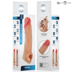 MR INTENSE - SIMON L FUNDA DE SILICONA PARA PENE 16 CM -Ø- 4,5 CM