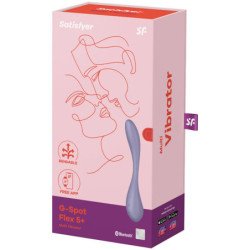 SATISFACTOR - MULTIVIBRADOR G-SPOT FLEX 5 LILA