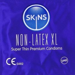 SKINS - PRESERVATIVOS SIN LÁTEX, PAQUETE XL DE 4