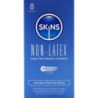 SKINS - PRESERVATIVOS SIN LÁTEX - PAQUETE DE 8