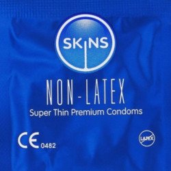 SKINS - PRESERVATIVOS SIN LÁTEX - PAQUETE DE 8