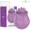 INTENSO - ESTIMULADOR DE CLÍTORIS CON FORMA DE FLOR DE AZALEA, 10 VIBRACIONES, COLOR MORADO