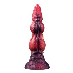 POWER MONSTERS - SAVAGE BEASTLOR DILDO DE SILICONA TRICOLOR FANTASÍA 24 CM Ø 5 CM