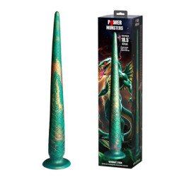 POWER MONSTERS - WILDWYRM TAIL DILDO DE SILICONA BICOLOR FANTASÍA 47 CM Ø 4 CM