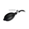 MONSTRUOS DE PODER - DILDO DE SILICONA INFLABLE BICOLOR SHADOW BEHEMOTH 22 CM Ø 5 CM
