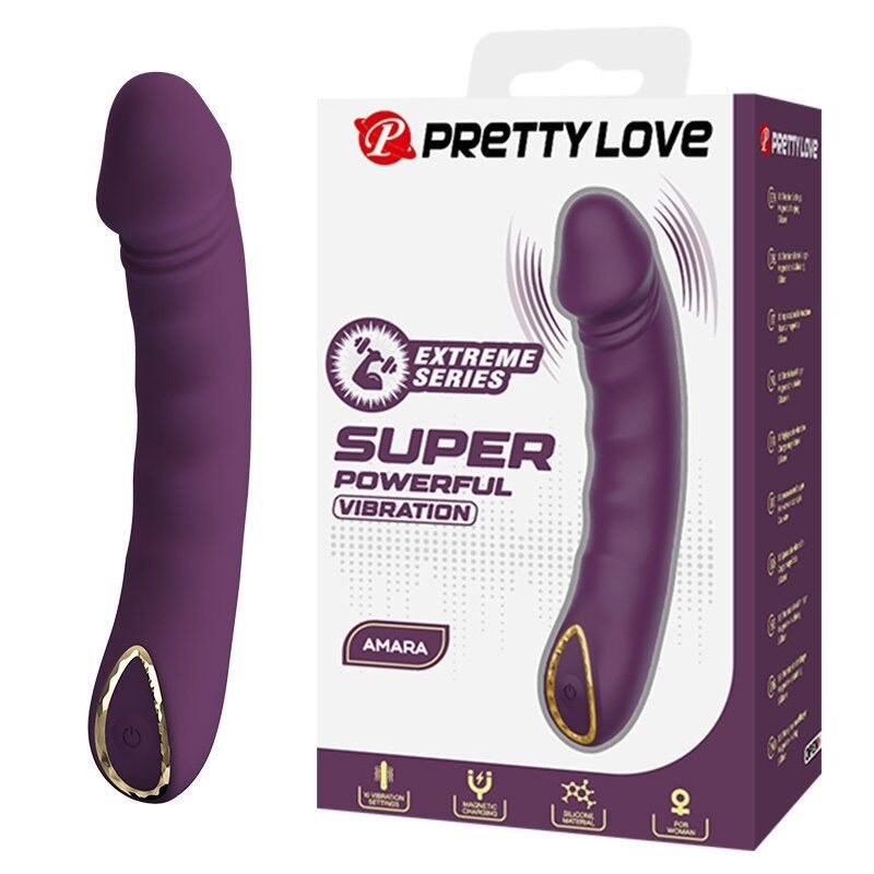 AMOR PRECIOSO - VIBRADOR RECARGABLE AMARA 10 FUNCIONES MORADO