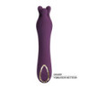 PRETTY LOVE - VIBRADOR RECARGABLE LUNAO 10 FUNCIONES MORADO